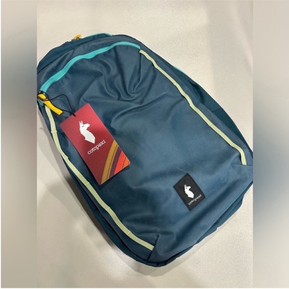 Cotopaxi Vaya 18L Backpack Cada Día Abyss Blue Teal NWT U-zip Padded Laptop - Picture 1 of 9